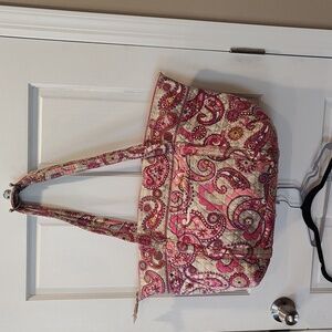 Vera Bradley Pink and Purple Paisley Tote